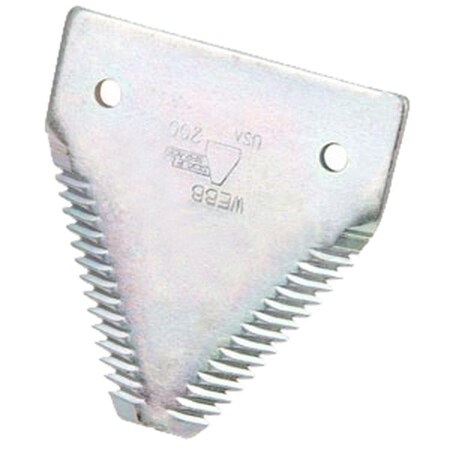Aftermarket chrome 11ga big tooth A-232-241-AI